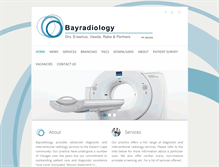 Tablet Screenshot of bayradiology.co.za