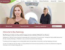 Tablet Screenshot of bayradiology.co.nz